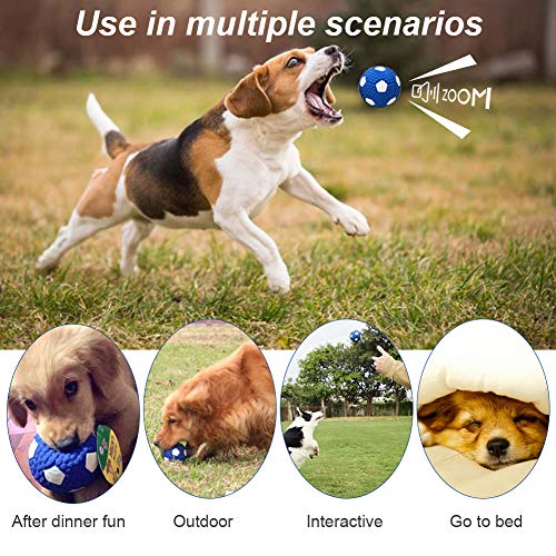Squeaky Dog Toys,Dog Chew Toys,Puppy Dog Chew Toys,Dog Toy Ball,Dog Squeaky Ball Toy,Dog Ball,Dog Toys,For Dogs To Clean Teeth,Natural Rubber,Durable,Bite Resistant - Image 7