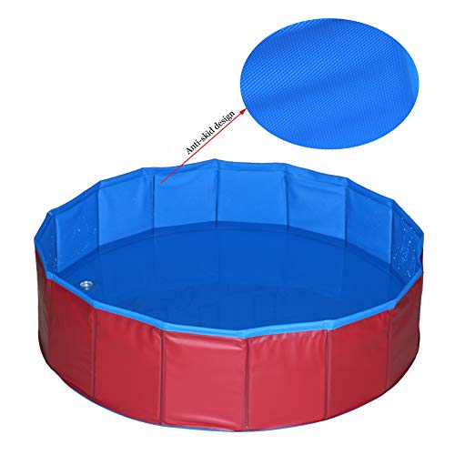 T Tocas Foldable Pet Dogs Cats Swimming Pool 80 * 20cm - Image 4