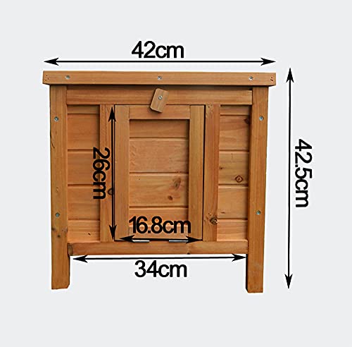 Cat house Rodent hutch Rabbit hutch Pet hutch Roofed feeding ground for Garden/Balcony - Image 4