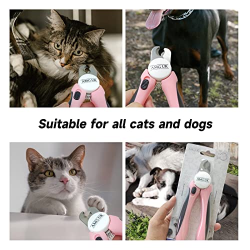 AMG® Best Professional Pet Nail Clippers, Dogs & Cats, Protective Guard, Ergonomic Design For Comfort Of Use, Nail File Included, Large & Small Pets - Image 4