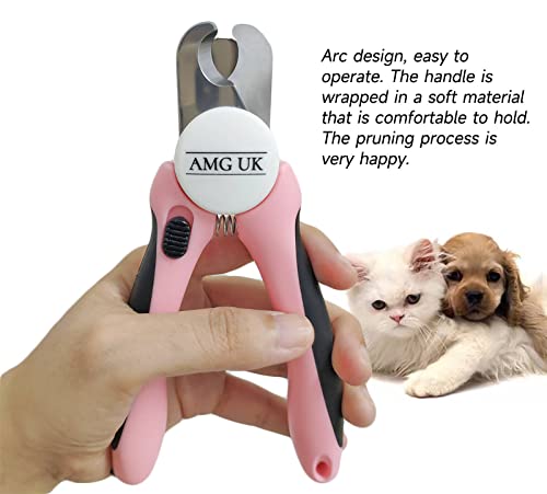 AMG® Best Professional Pet Nail Clippers, Dogs & Cats, Protective Guard, Ergonomic Design For Comfort Of Use, Nail File Included, Large & Small Pets - Image 5