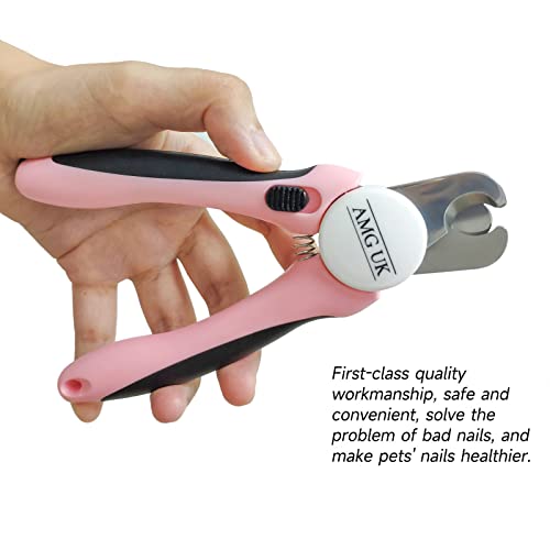 AMG® Best Professional Pet Nail Clippers, Dogs & Cats, Protective Guard, Ergonomic Design For Comfort Of Use, Nail File Included, Large & Small Pets - Image 6