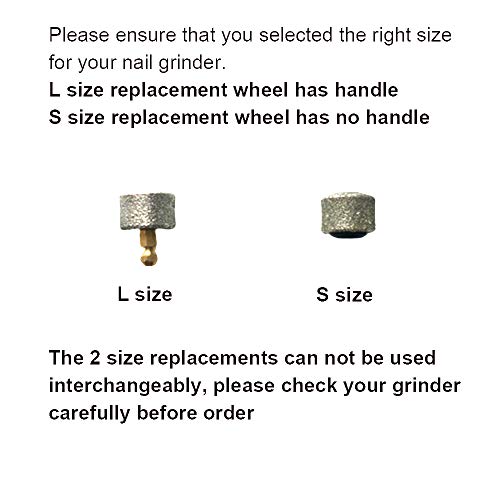 Casifor 2 Pack Upgraded Dog Nail Grinder Wheel Replacement, Painless & Safe Diamond Tip Filling Head Replacements for Dog Nail Grinder - Image 6