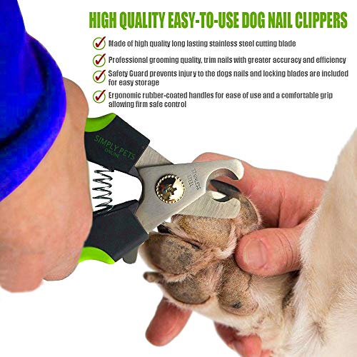 Dog Nail Clippers with Safety Guard - Superior Sharpness - Designed by Vets - Suitable for Large Dogs - Stainless Steel Dog Claw Clippers - Image 5