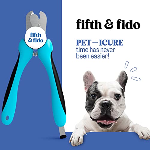 Fur Goodness Sake Dog Nail Clippers - Best Pet Claw Trimmer - Easy and Painless Pet Grooming (Puppies and Cats) - Medical Grade Stainless Steel - Includes Safety Guard and Nail File - Image 4