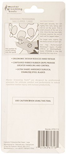 MASTER GROOMING Tools Ergonomic Pro Nail Clippers — Professional Clippers for Trimming Pet Nails - Large, 6¼" - Image 5