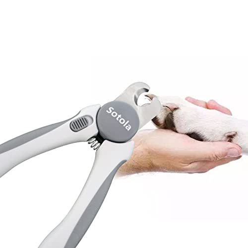 Sotola Dog Nail Clippers and Trimmers-with Safety Guard to Avoid Over Cutting Nails, Razor Sharp Blade, Free Nail File, Professional Grooming Tool for Pets. - Image 4