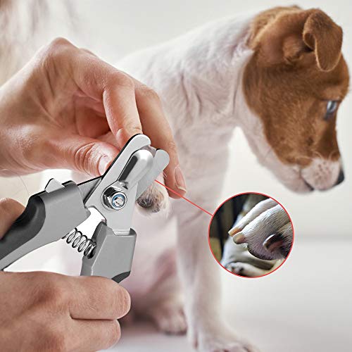 Tpotato Dog Nail Clippers, Dog Nail Trimmer Large Breed with Quick Sensor,Safari Professional cat Nail Clipper with Safety Guard and Nail File. - Image 5