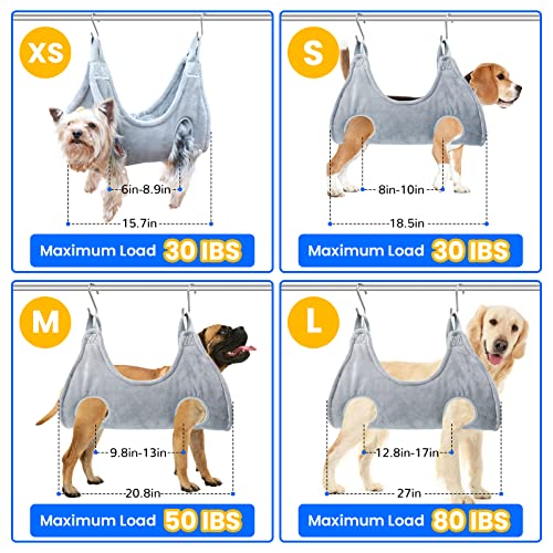 WSCXSC Dog Grooming Hammock,Pet Grooming Hammock,Dog Grooming Sling,Cats&Dogs Grooming Restraint Bag,Dog Grooming Supplies,Dog Nail Clipper(S) - Image 6
