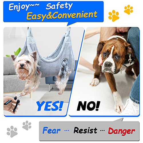 WSCXSC Dog Grooming Hammock,Pet Grooming Hammock,Dog Grooming Sling,Cats&Dogs Grooming Restraint Bag,Dog Grooming Supplies,Dog Nail Clipper(S) - Image 7