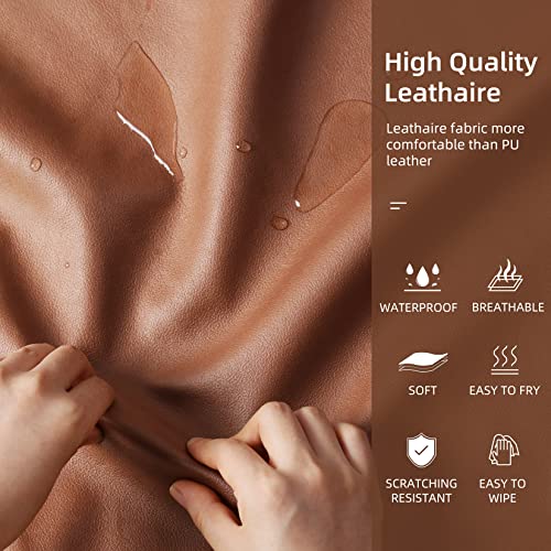 BingoPaw Large Dog Sofa Couch: Luxury Tech Leather Cloth Pet Sofa Chair for Medium Large Dogs - Wooden Frame Raised Waterproof Calming Indoor Cat Sofa Lounge Bed with Memory Foam Cushion Mat for Small Puppy - Image 6