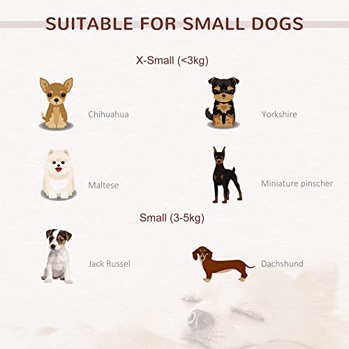 PawHut Dog Sofa Bed, Pet Couch with Removable Soft Cushion, Cat Sofa Lounge with Back Pocket, Thick Sponge, Wooden Frame - Image 8