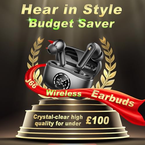 Wireless Earbuds, Ear Buds Bluetooth 5.4 Headphones 2025 with ENC Noise Cancelling, Bluetooth Earphones 48H Playtime Wireless Earphones HiFi Stereo, in Ear Headphones IP7 Waterproof/USB-C Fast Charge - Image 3