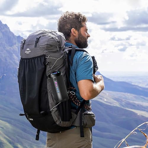 taopodo Portable Bluetooth Speaker with 30W Stereo Sound, 3 EQ Mode & 3 RGB lights, IPX7 Waterproof, 30H Playtime, TWS Wireless Pairing, Outdoor Speaker for Home, Outdoors and Hiking - Image 8