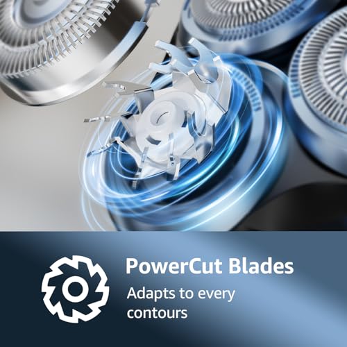 Dyoonoer Cordless Electric Razor for Men: Rechargeable Electric Shaver for Men - IPX7 Waterproof Wet Dry Rechargeable Foil Shaver with Pop up Trimmer and Travel Lock All-Season Tires - Image 3