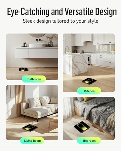 RunStar Digital Bathroom Scale for Body Weight with High Precision, Clear LED Backlight Display, Accurate Scale with 6mm Tempered Glass, 400lb - Image 7