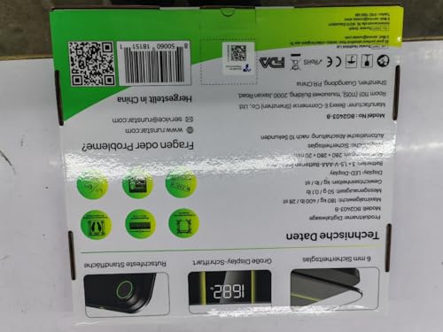 RunStar Digital Bathroom Scale for Body Weight with High Precision, Clear LED Backlight Display, Accurate Scale with 6mm Tempered Glass, 400lb - Image 10