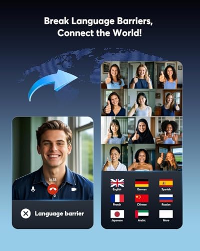 Paekole Translation Earbuds Real Time - AI 144 Language Translator Earbuds, Audifonos Traductores Inglés Español, 3-in-1 Translating Device, Translate Ear Buds for Travel Learning with Charging Cradle - Image 4